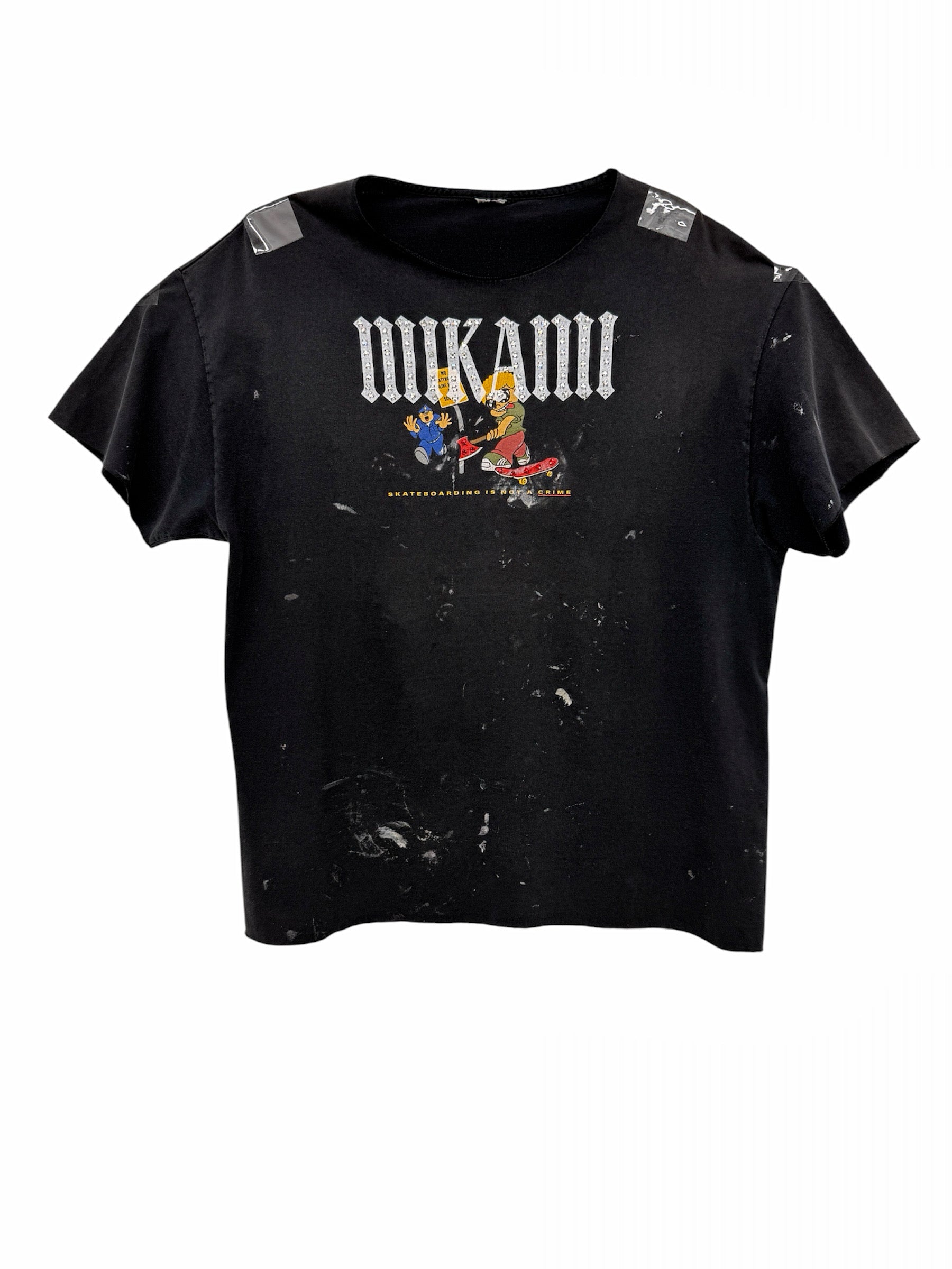 MIKAMI  Vintage Rhinestone Tee – Size XL
