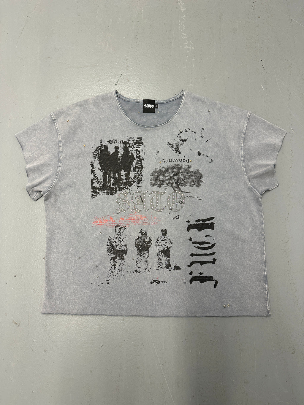 SATO “Soulwood” Tee — Light Gray
