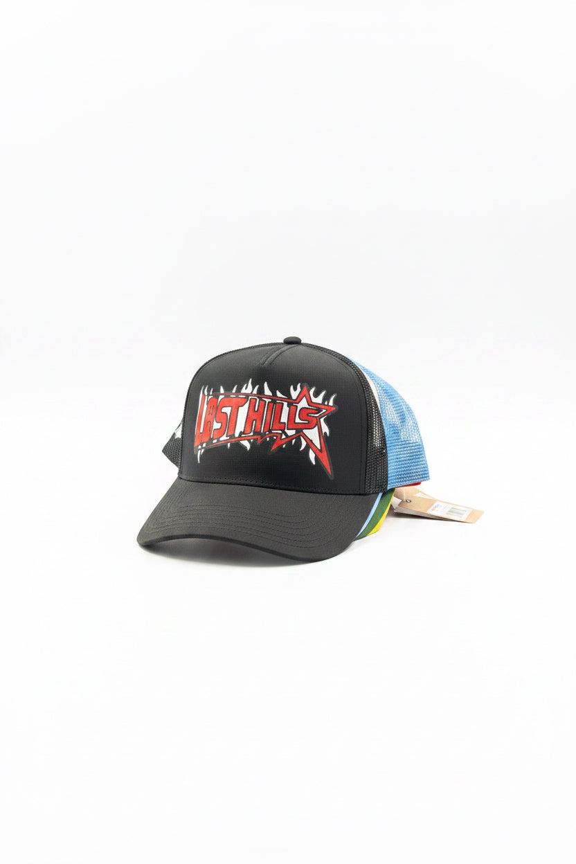 Lost Hills Black Trucker Hat
