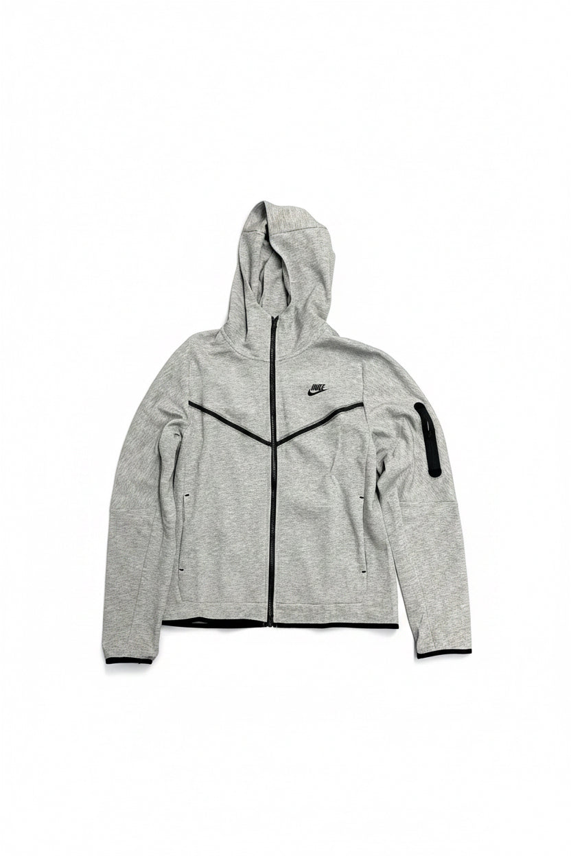 Nike Tech Fleece Full-Zip Hoodie - Heather Grey