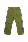Supreme Star Side Stripe Pants – Olive (Size 34)
