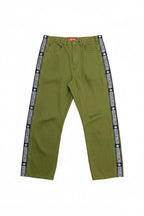 Supreme Star Side Stripe Pants – Olive (Size 34)