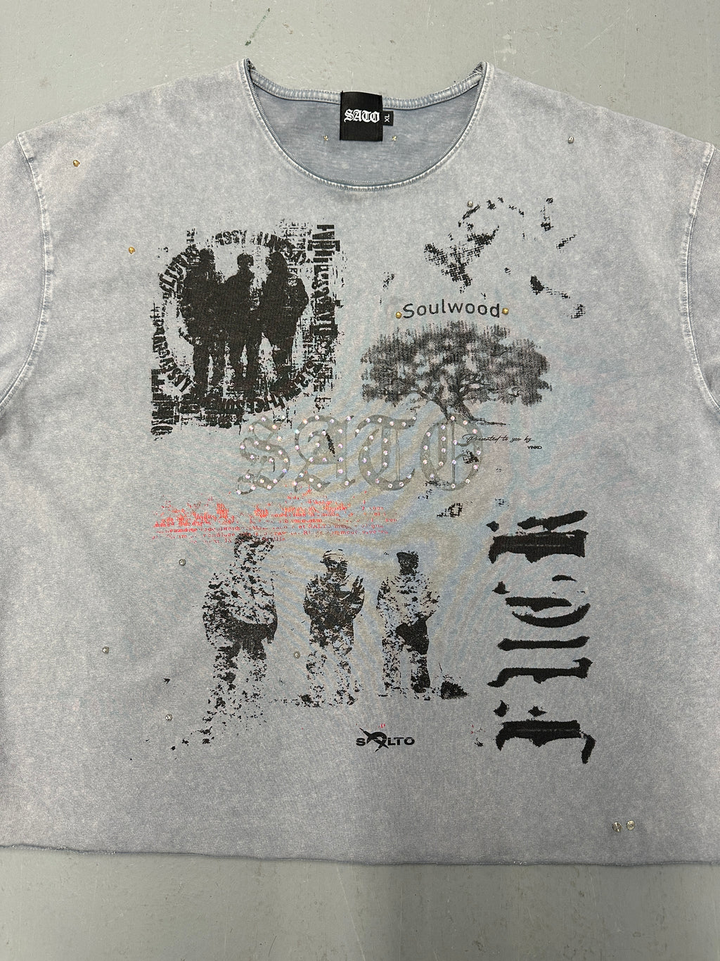 SATO “Soulwood” Tee — Light Gray