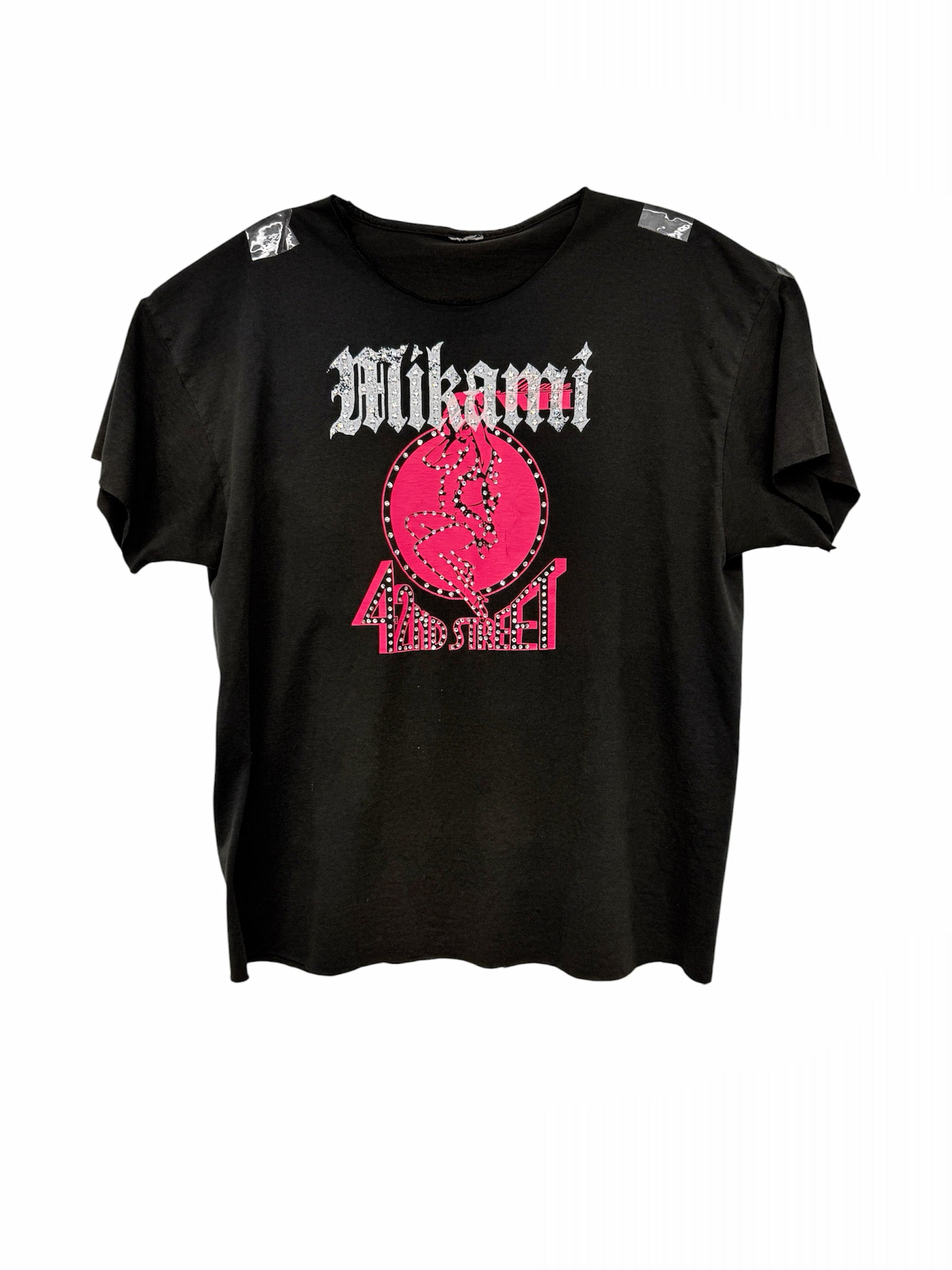 MIKAMI “4th Street” Pink Crystal Tee (1 of 1)