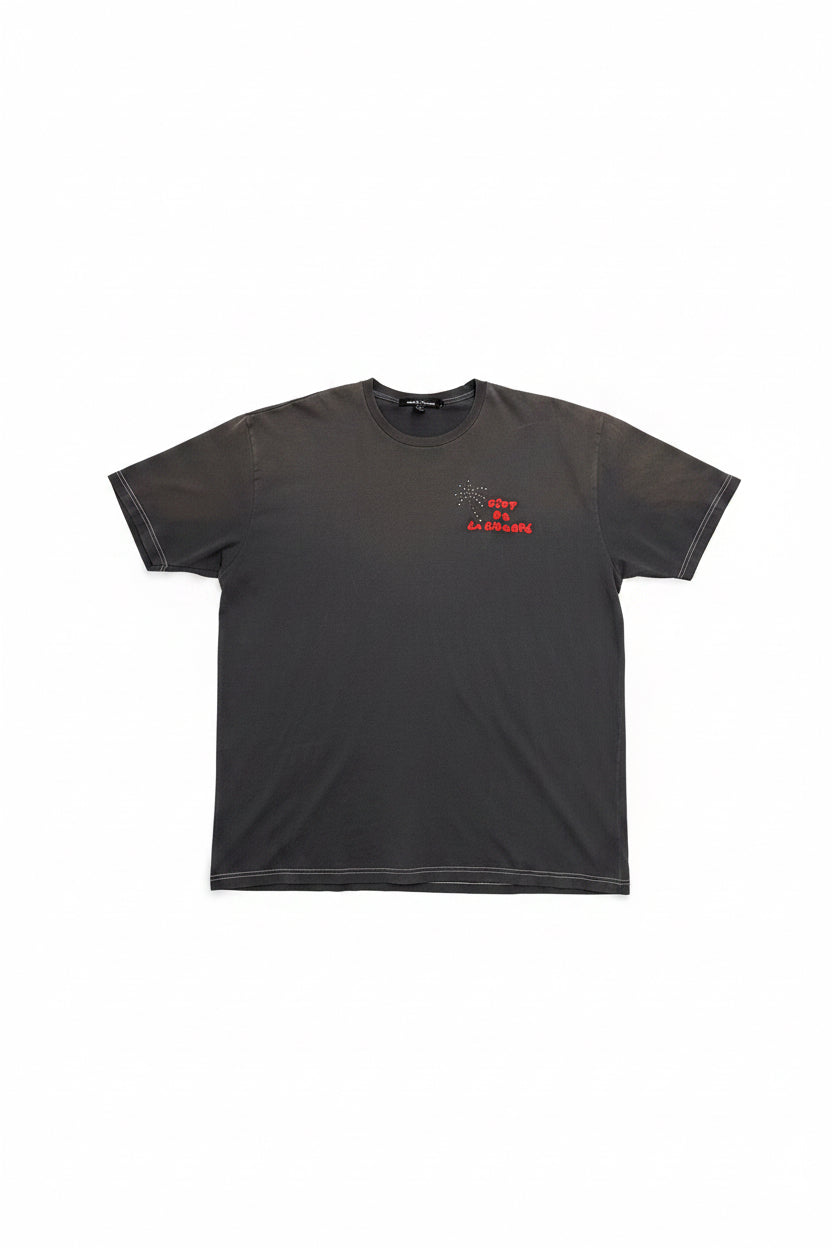 Cuir de la Liberté Palm Studded Tee – Black (XL)