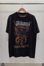 MIKAMI “One-of-One Hellfire Swarovski” Tee ( XL )