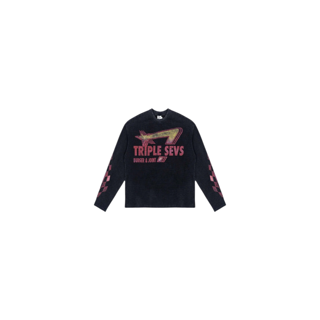 Triple Sevs Burger & Joint Long Sleeve – Black (Used 9/10)