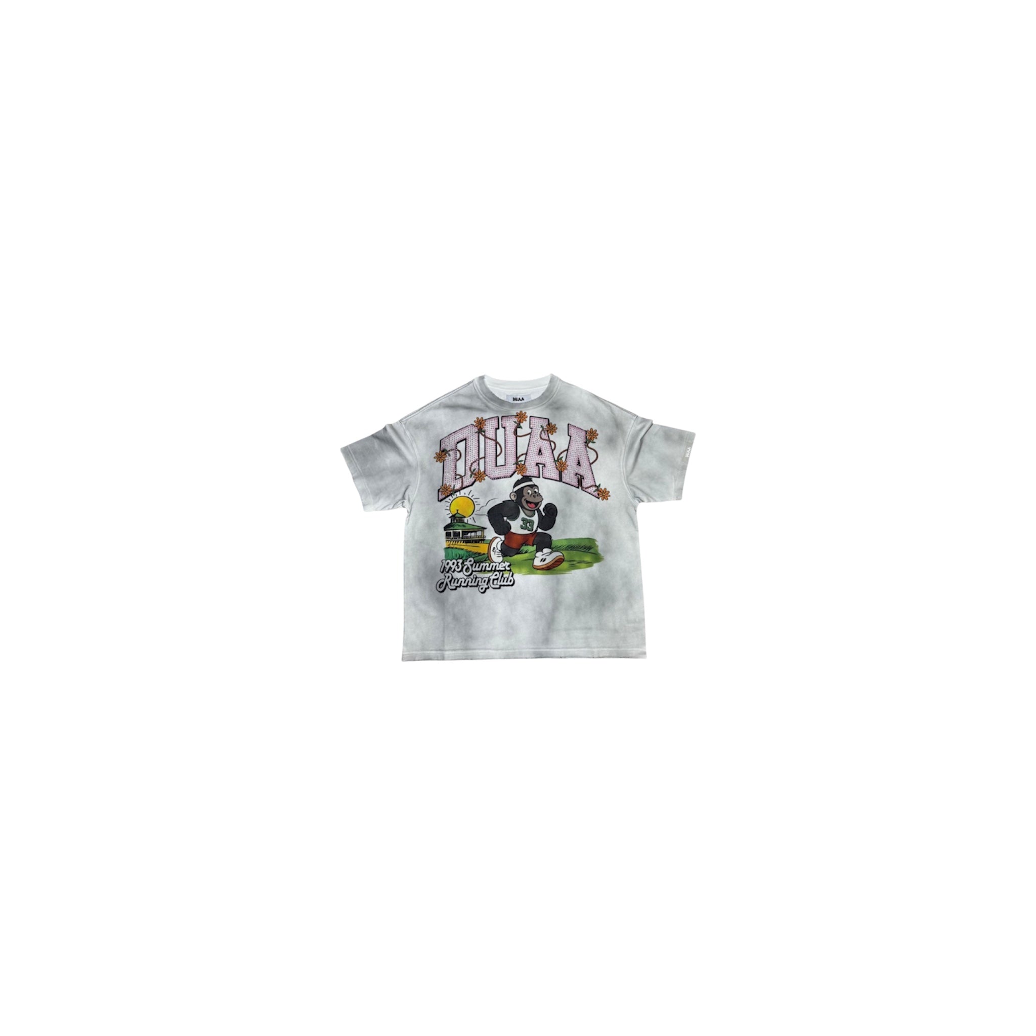 Marathon White Rhinestone Tee – Summer Running Club