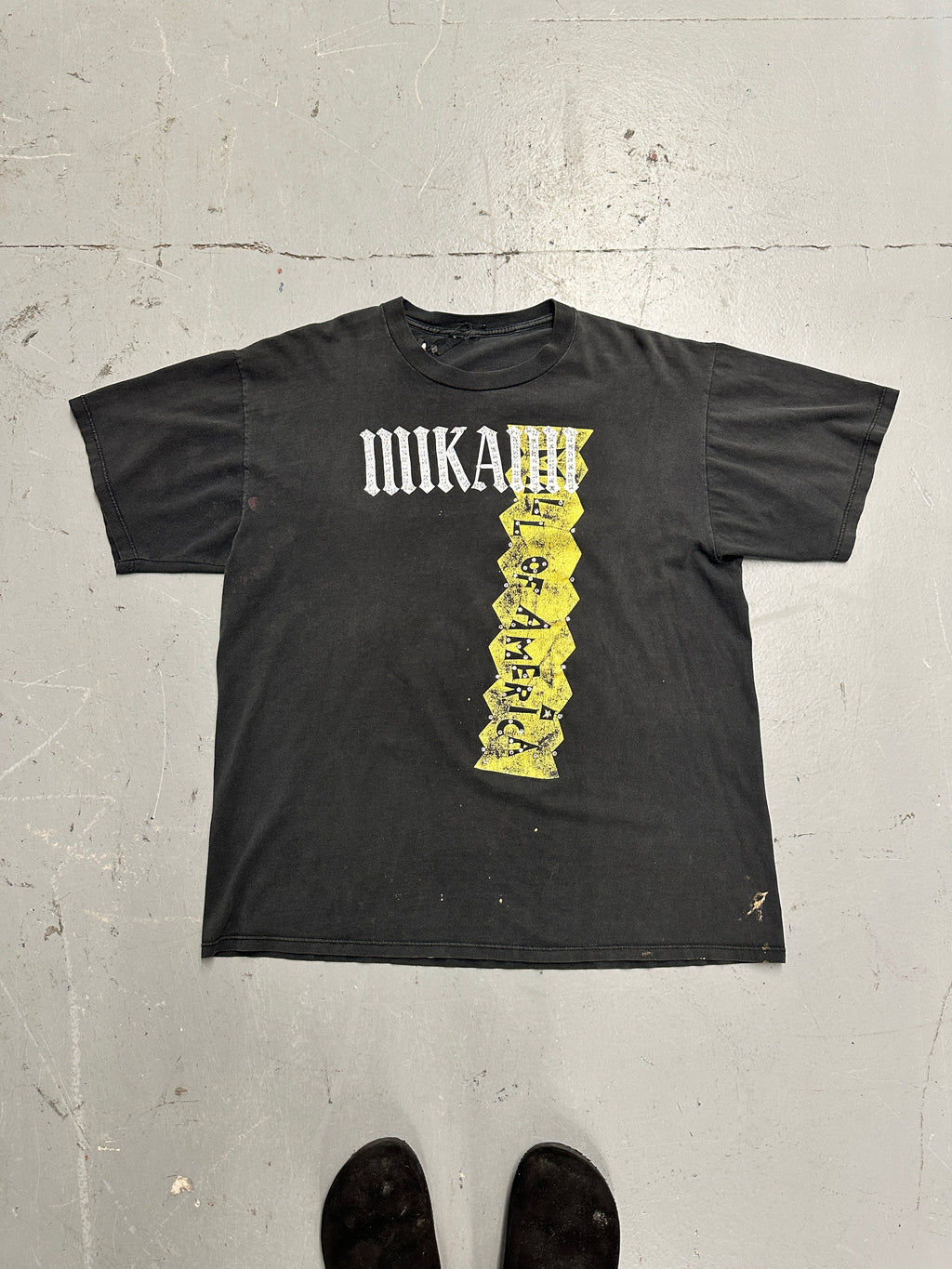 MIKAMI  "Hall of Fame" Vintage Rhinestone Tee Sz-XL