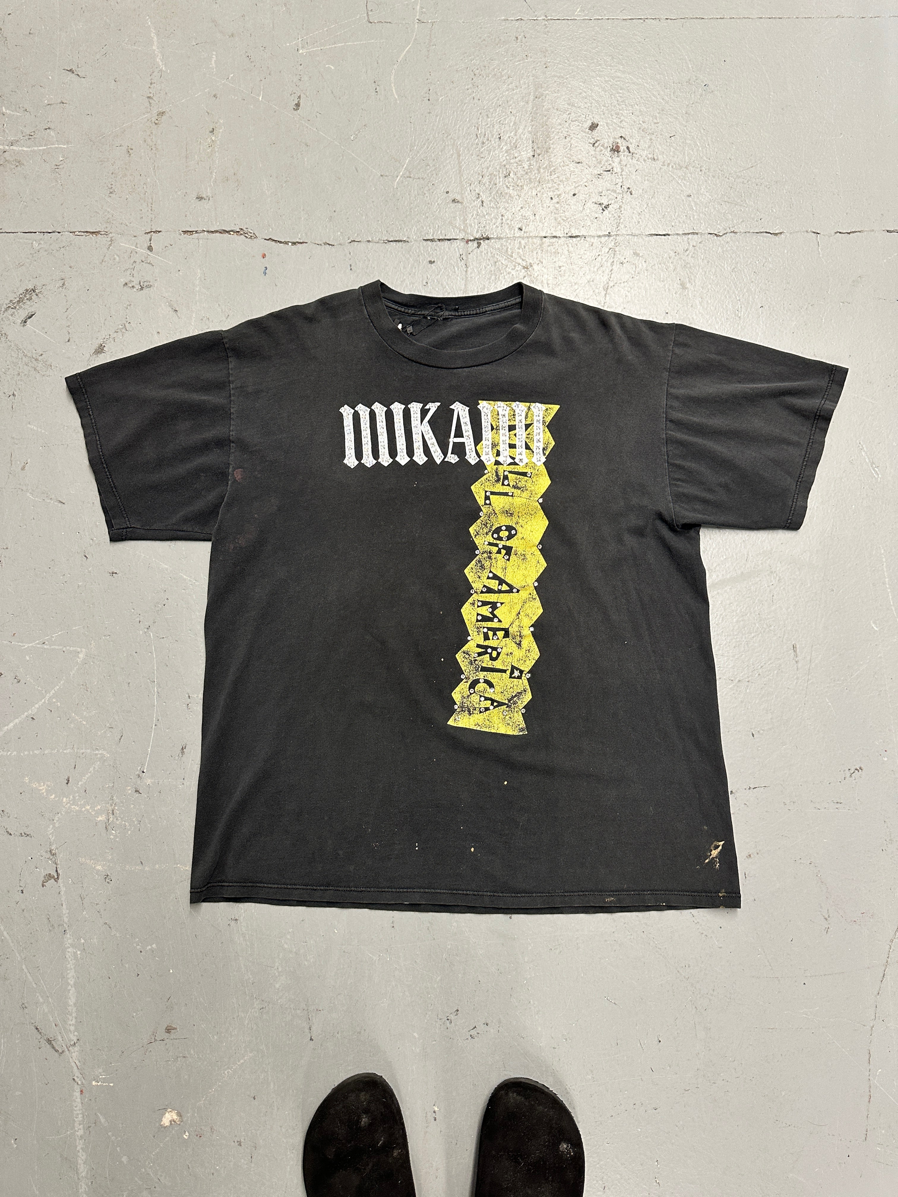 MIKAMI  "Hall of Fame" Vintage Rhinestone Tee Sz-XL