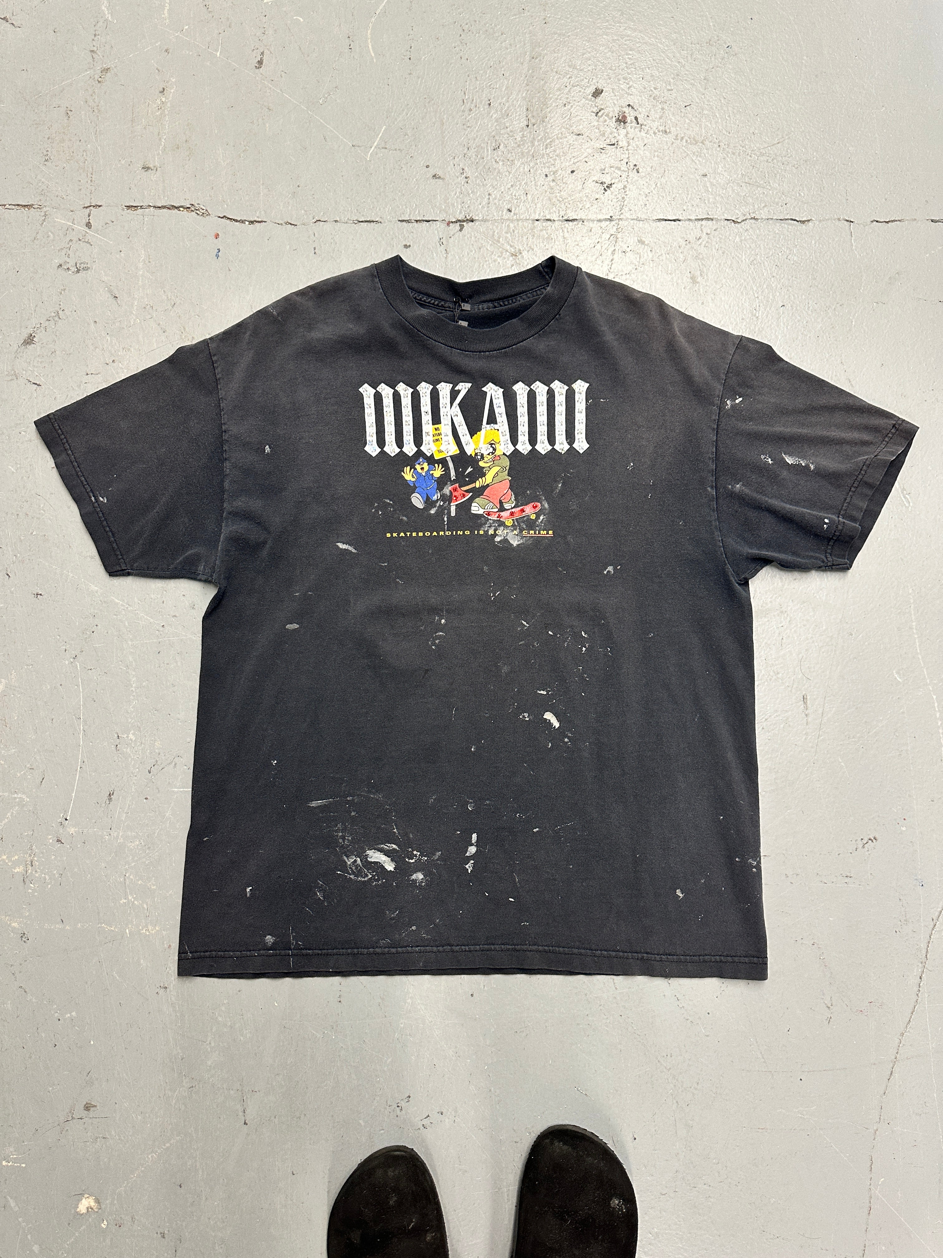 MIKAMI  Vintage Rhinestone Tee – Size XL