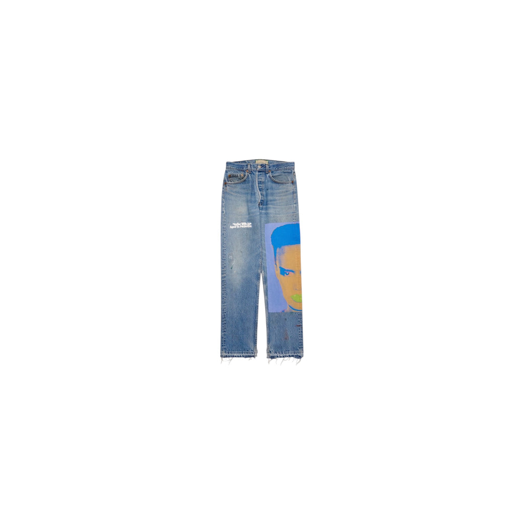Better With Age “Grace Jones” Hand-Painted Denim