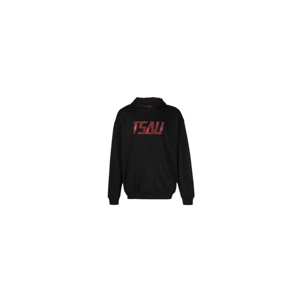 TSAV Rhinestone Logo Hoodie – Size XL