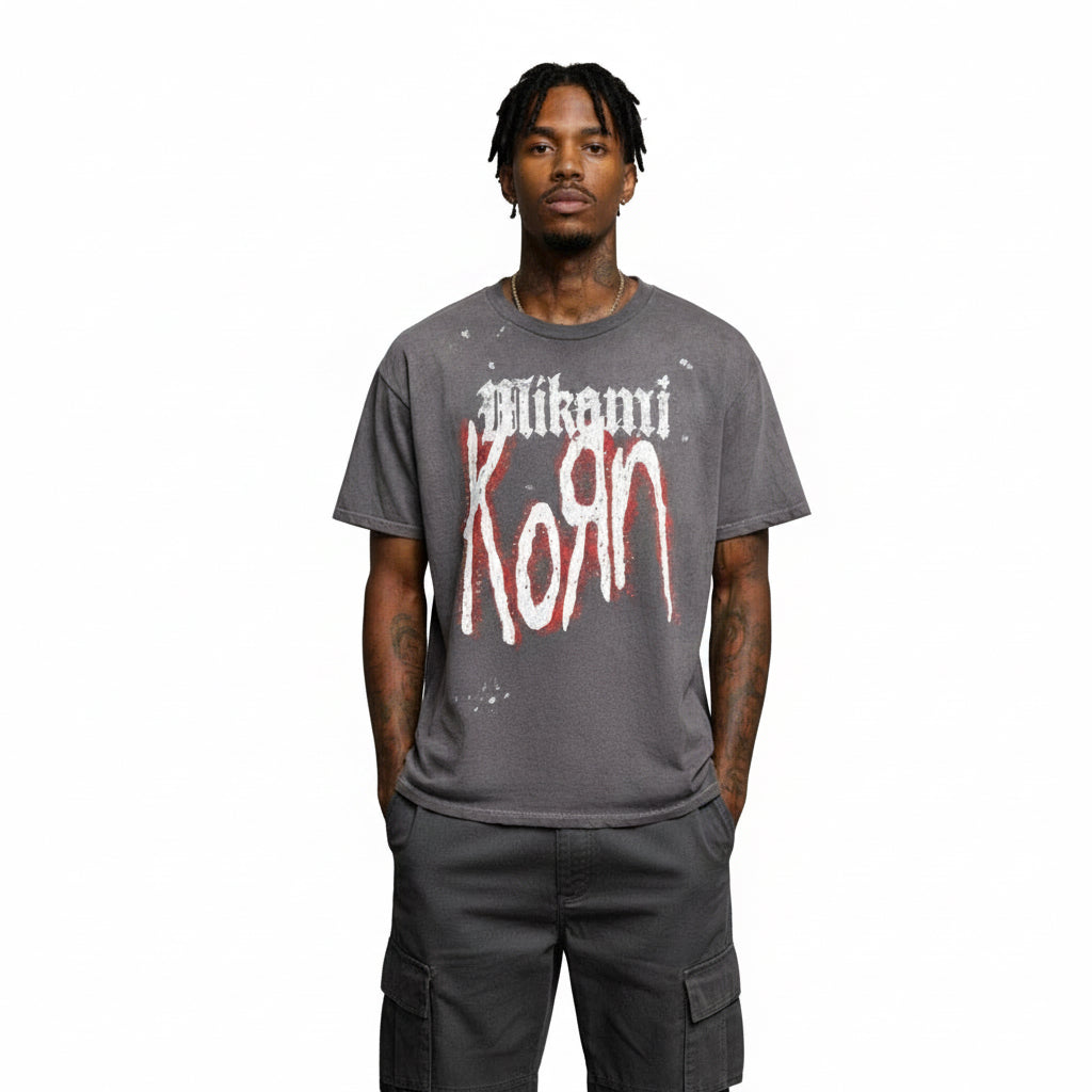 MIKAMI  “Korn” Rhinestone Tee
