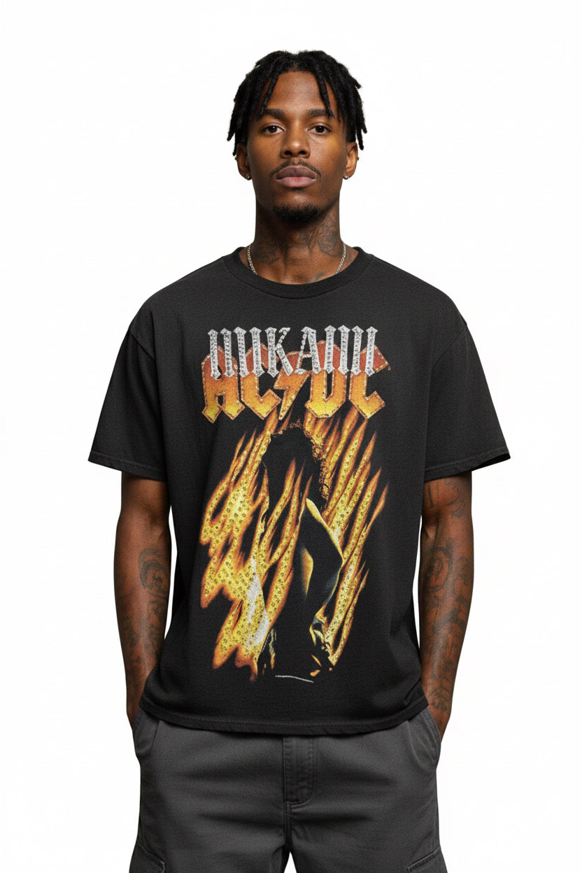 MIKAMI  × AC/DC Flames Tee 1 of 1