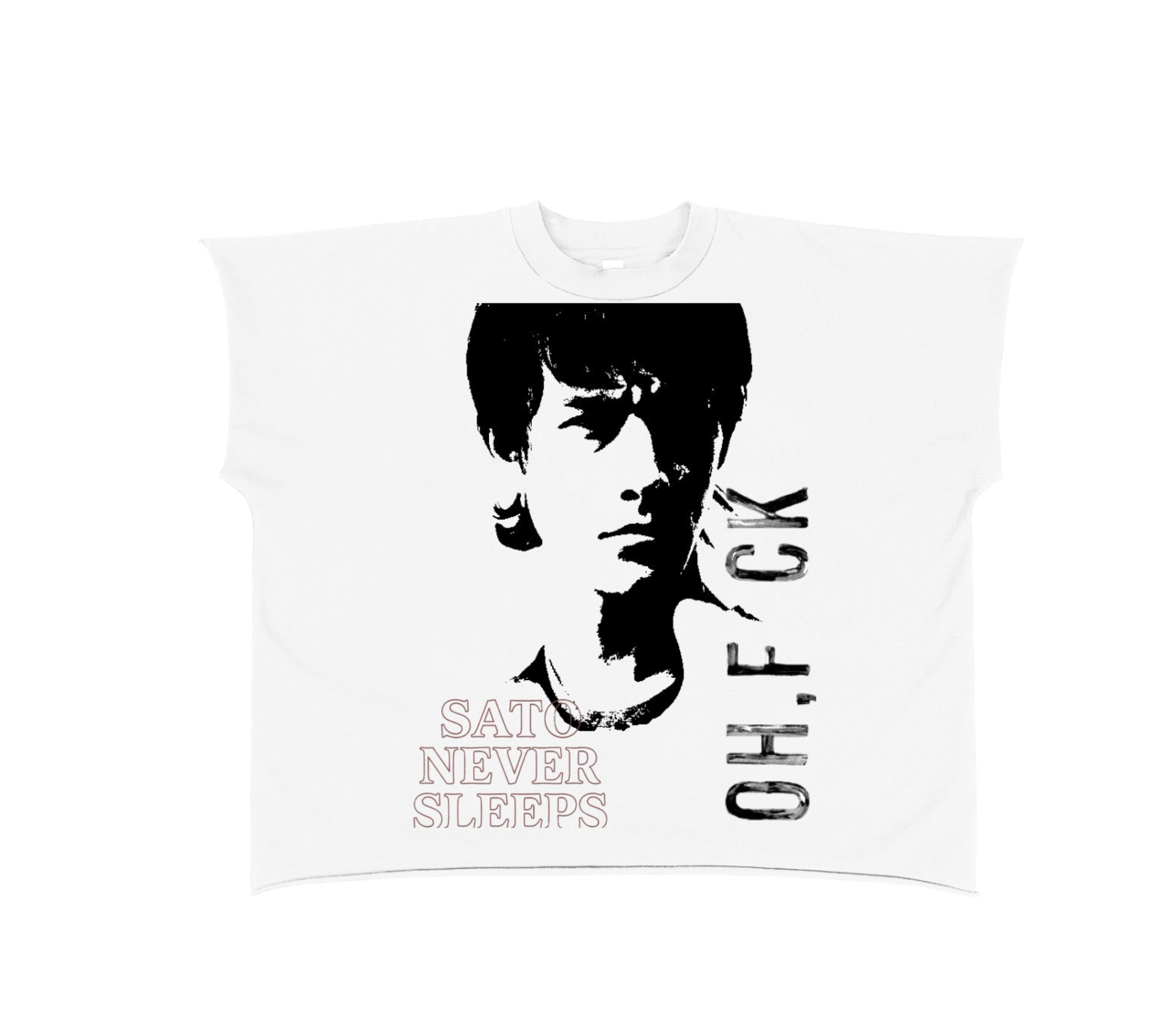 SATO “OH.F_CK” Sleeveless — White