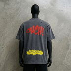 SATO “God Macabre / Monkeys” Tee — Dark Gray