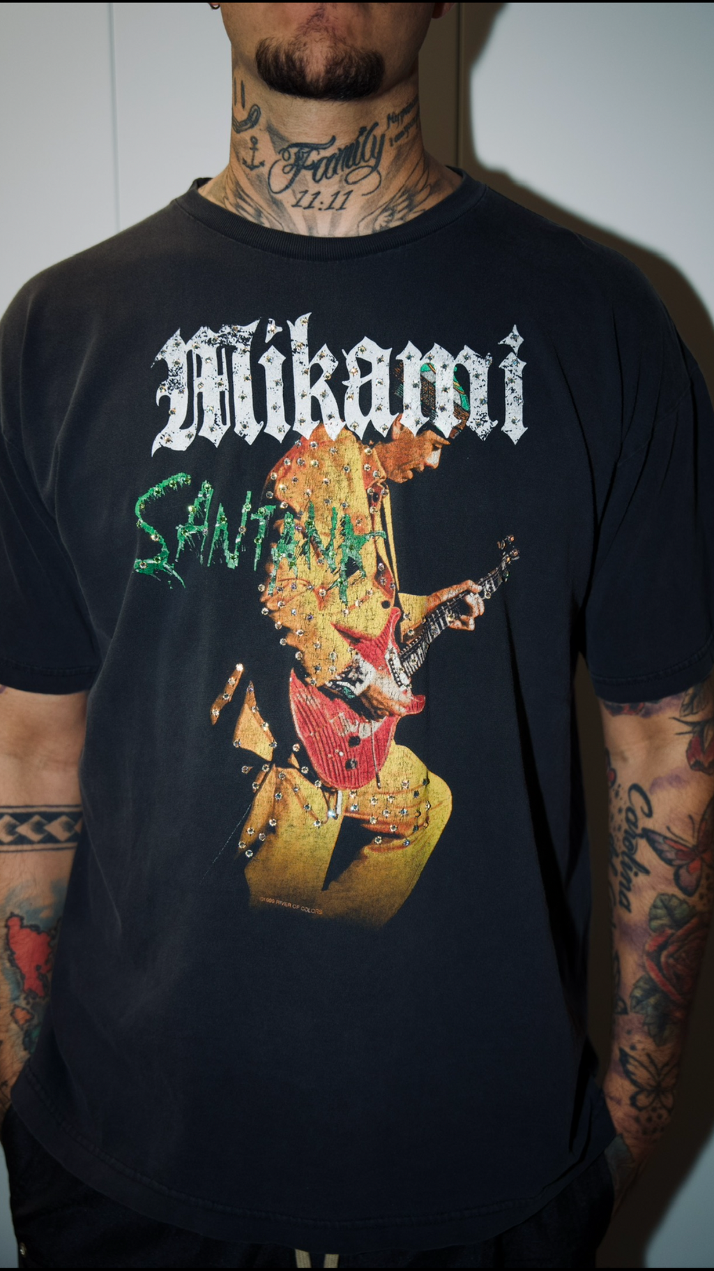 MIKAMI × Santana — Crystal Tee
One of one. Swarovski®