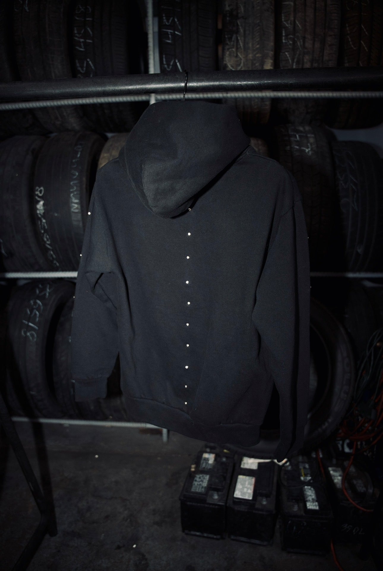 Mikami "Fractured Souls" Studded Hoodie
