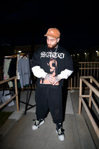 SATO Grunge Long Sleeve - Black/White