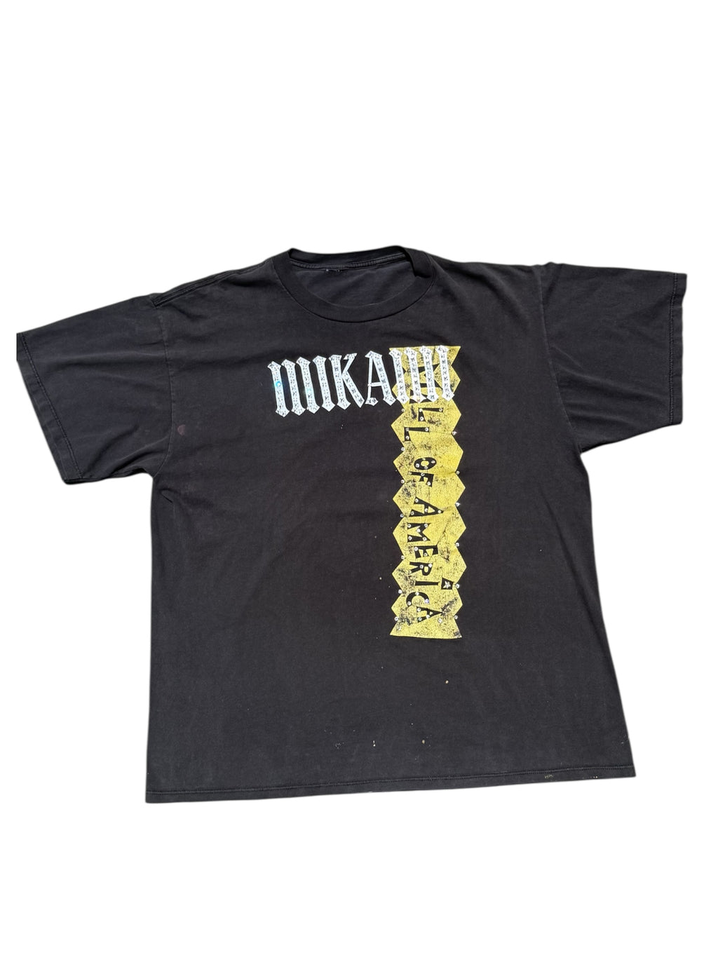 MIKAMI  "Hall of Fame" Vintage Rhinestone Tee Sz-XL