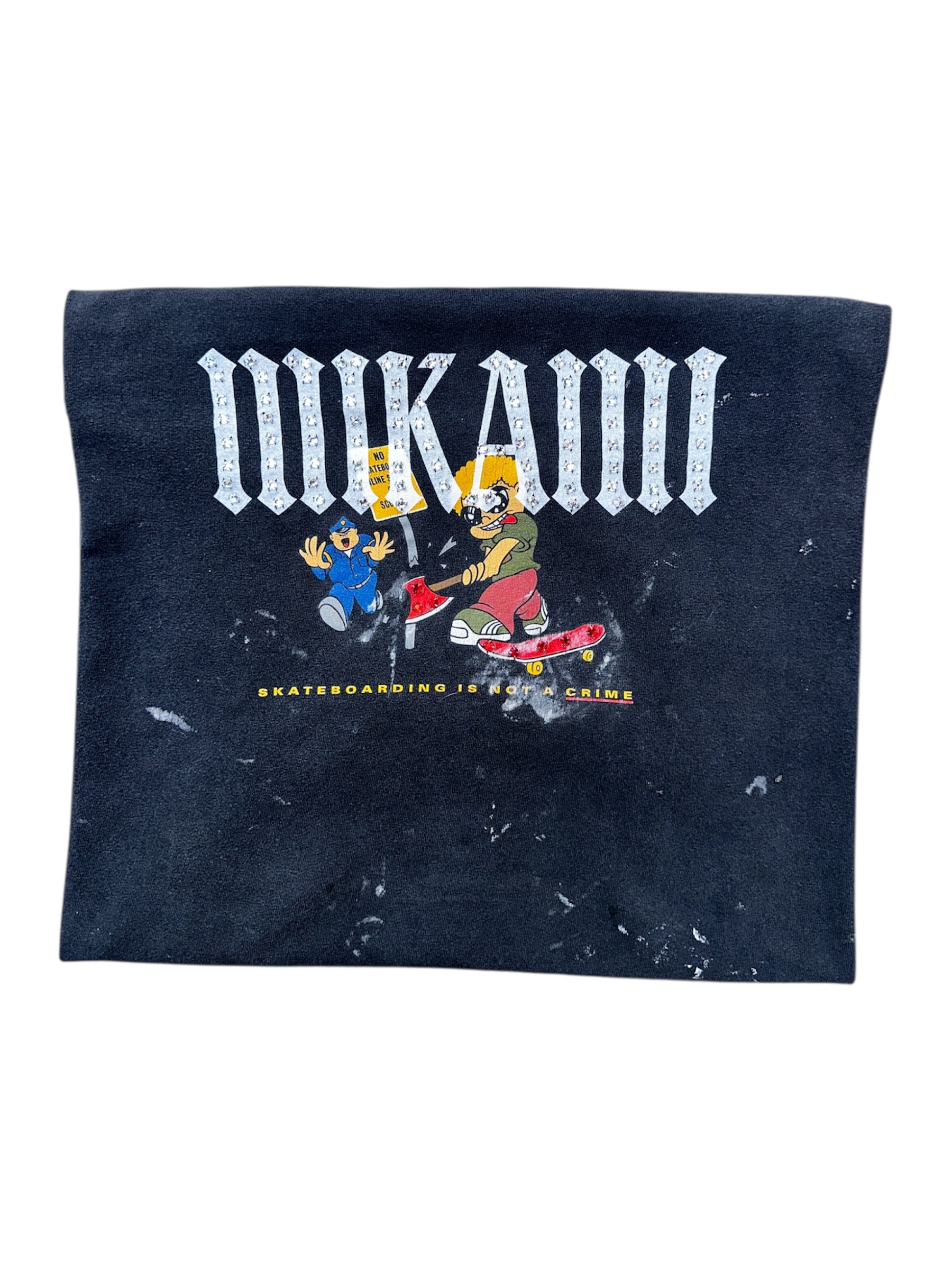 MIKAMI  Vintage Rhinestone Tee – Size XL