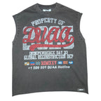 Sails Cut-Off Grey Rhinestone Tee