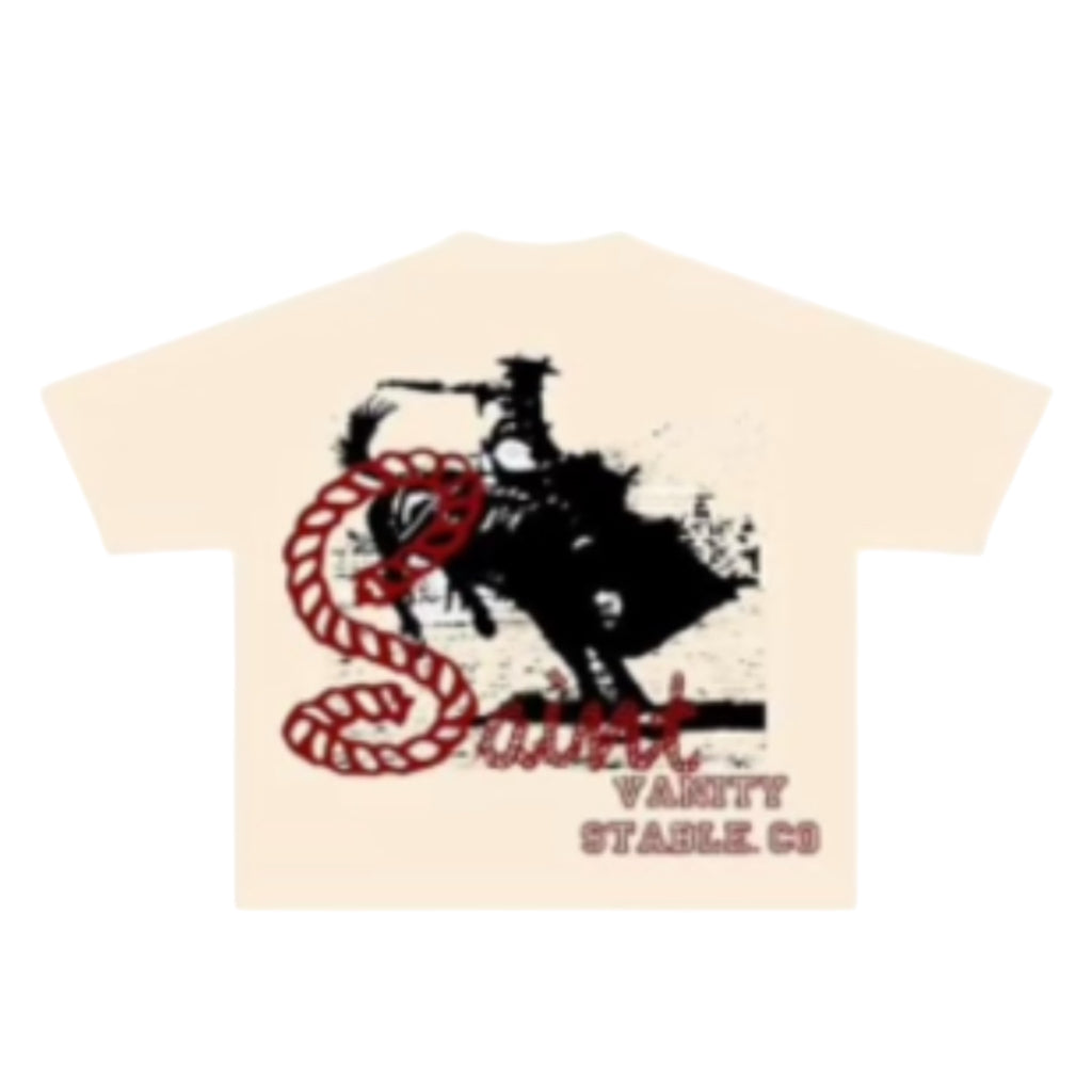 Saint Vanity Tee – Rodeo Rope Print