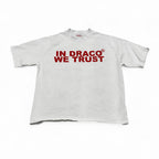 In Draco We Trust Tee – Red Print (Used 8/10)