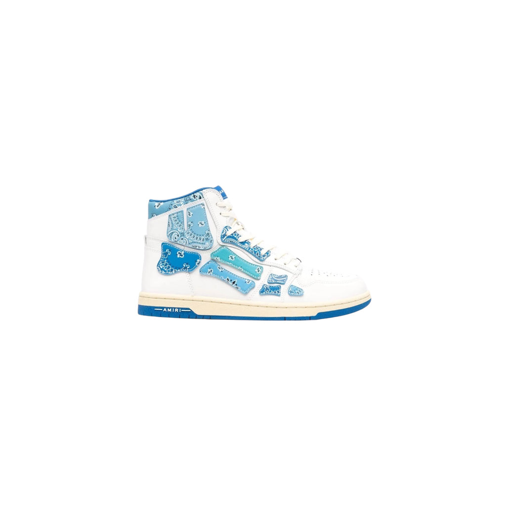 Amiri Skel-Top High "Blue Bandana" – Size 40