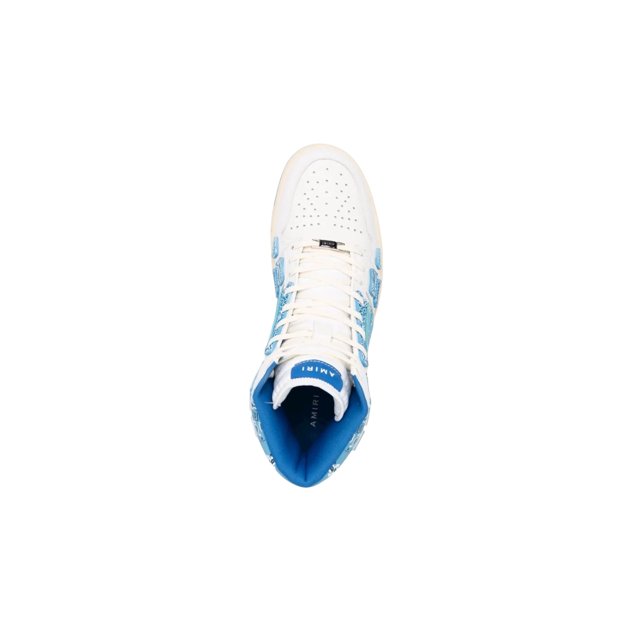 Amiri Skel-Top High "Blue Bandana" – Size 40