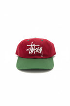 Stüssy Red & Green Logo Cap